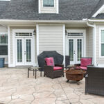 The,Back,Rear,View,Of,A,New,Construction,Home,With